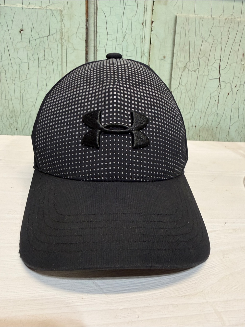 Under Armour Black Kids Dotted Logo Cap
